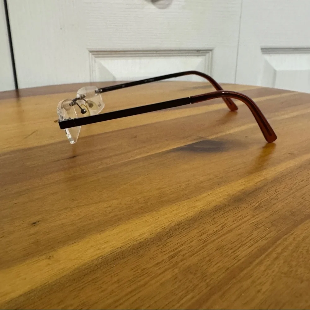 Versailles‎ Palace VP1 Cauri Coffee rimless eyeglasses frames